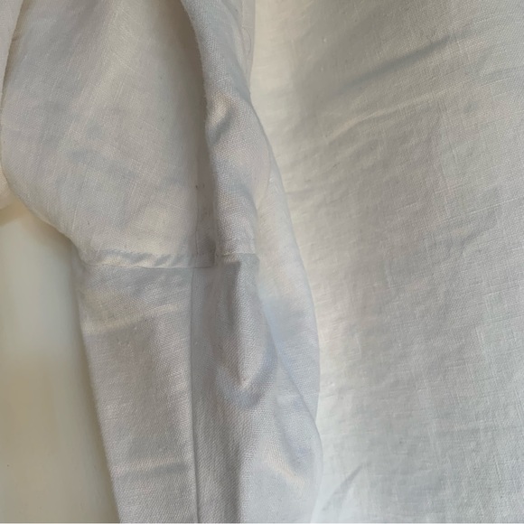 EUC Della Pants - Dallas Daws, white linen trousers pants, extra large, like new - Picture 8 of 13